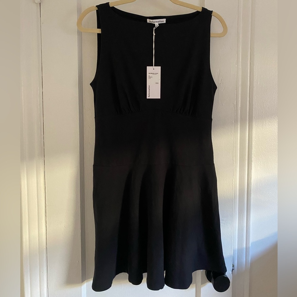Reformation Classic Black Mini Dress